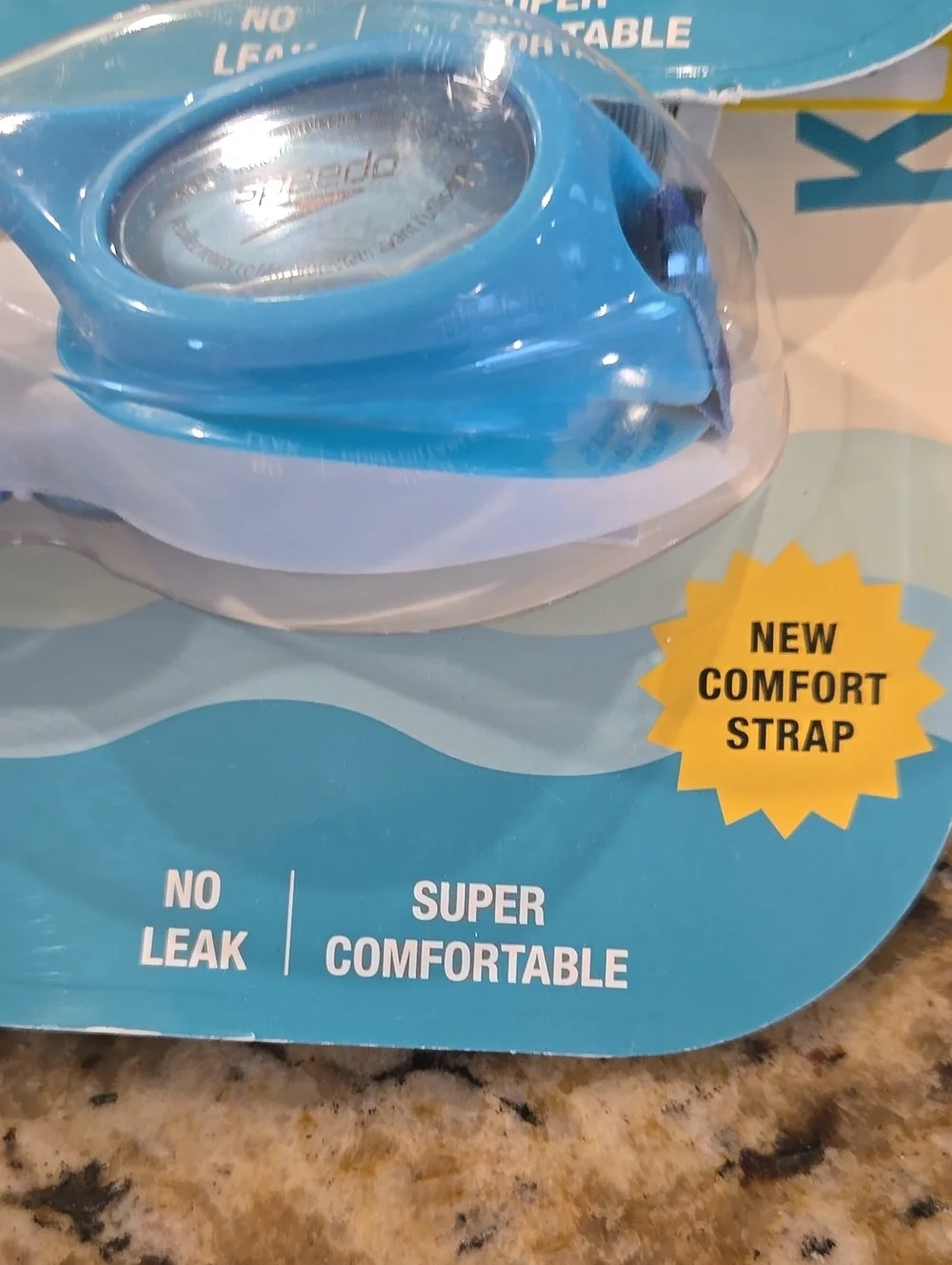 NEW Speedo Kids Glide Comfort Strap Goggles - Set Of 3
